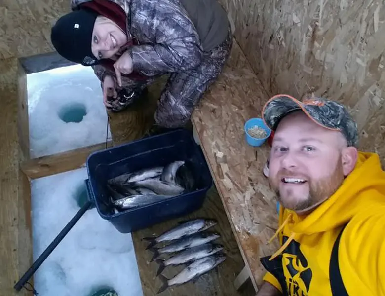 in the shack ice fishing guide sturgeon bay
