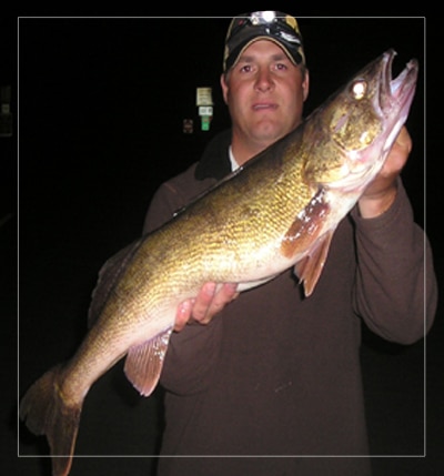 jay stephan monster walleye with green bay fishing guide bret alexander